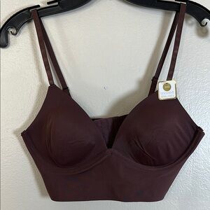 NEW Adrienne Vittadini Brown Bra